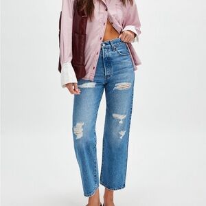 Levi’s | Ribcage Straight Ankle Jean in Noa Wash
